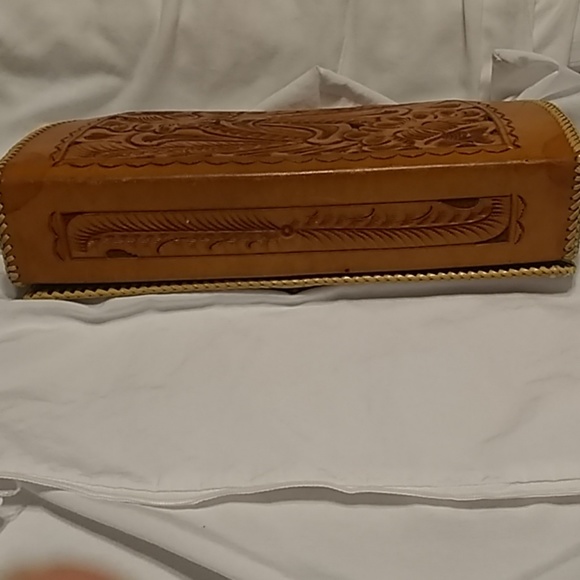 Vintage leather handbag - Picture 3 of 8